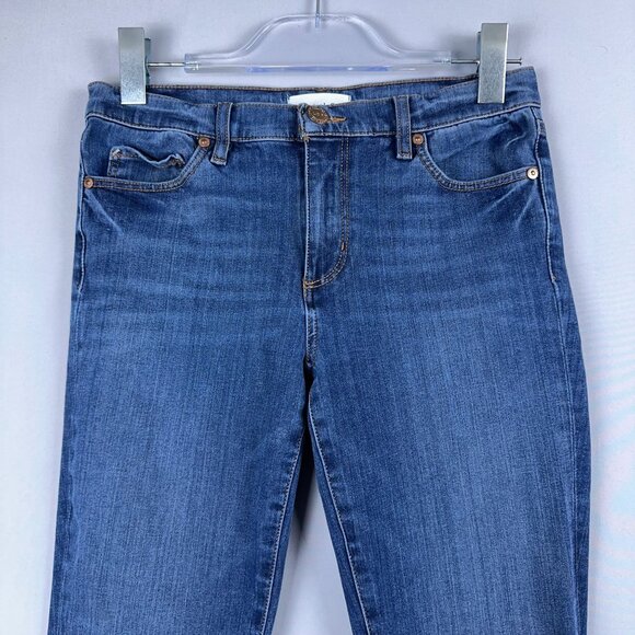 Loft Skinny Jeans Womens Size 28/6 Mid Rise Medium Wash Denim Stretch Blue - Picture 3 of 13